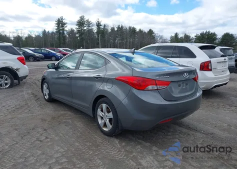 2013 Hyundai Elantra Gls from USA, damaged, VIN 5NPDH4AE4DH293163